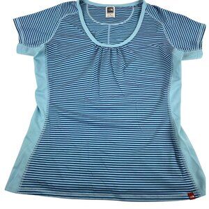North Face Womens Large Vaporwick Short Sleeve Gym Athletic Outdoor Pullover Top